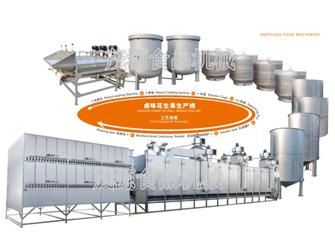 鹵味花生果生產(chǎn)線